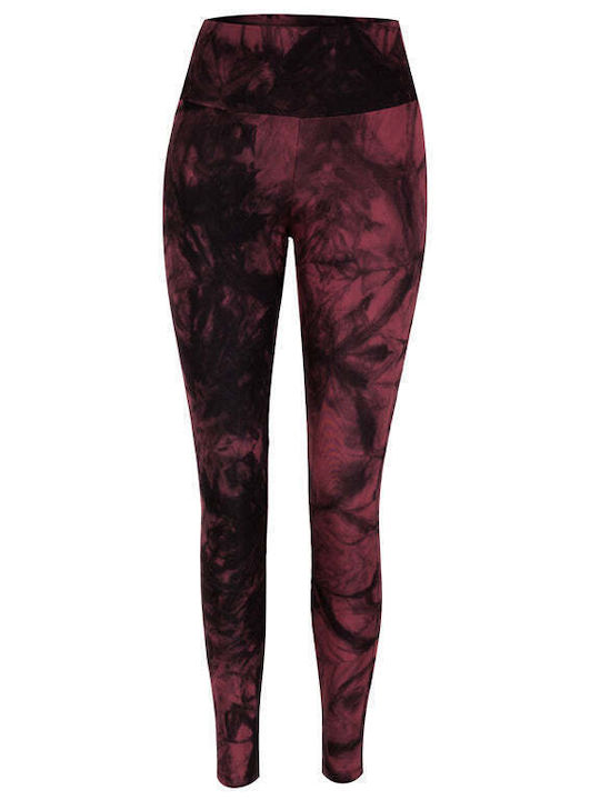 Set Women's Training Leggings Burgundy