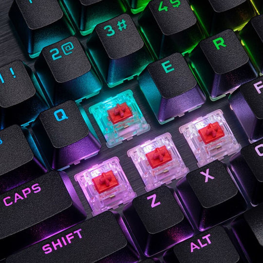 Corsair K70 RGB Pro Гейминг Механична Клавиатура с Cherry MX Speed суичове и RGB подсветка (Английски US) Черен