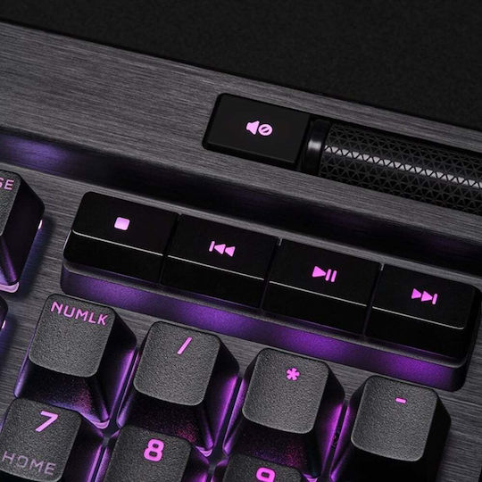 Corsair K70 RGB Pro Гейминг Механична Клавиатура с Cherry MX Speed суичове и RGB подсветка (Английски US) Черен