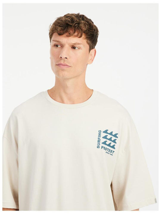 Polo T-shirt Εκρού