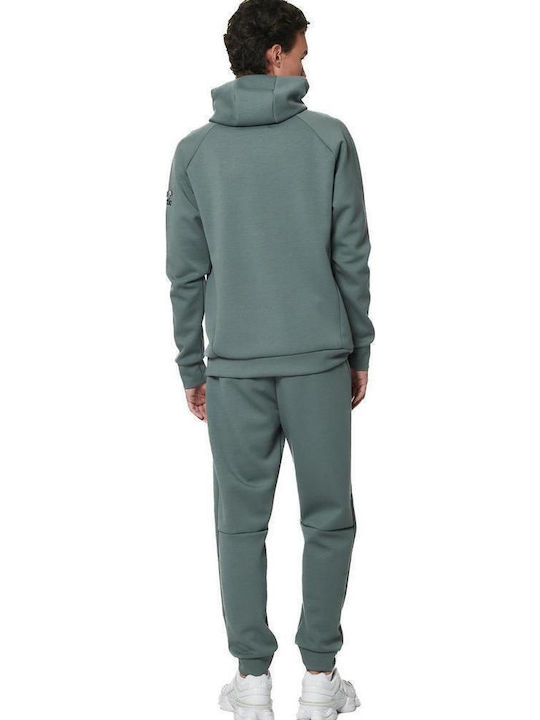 Hooded Green Sweatshirt