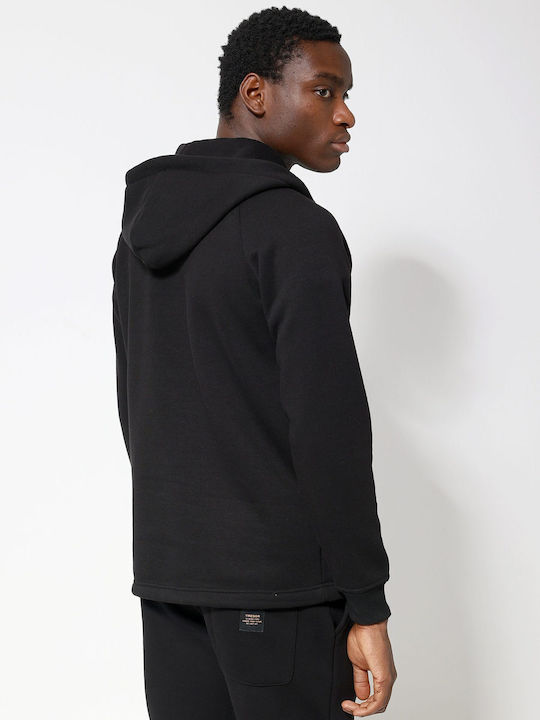 Hooded Cardigan Black