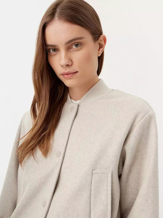 Γυναικείο Bomber Jacket Μπεζ
