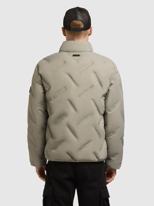 Μπουφάν Puffer Wit-grey
