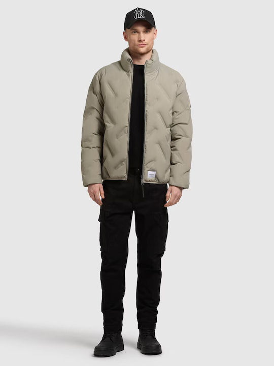 Μπουφάν Puffer Wit-grey