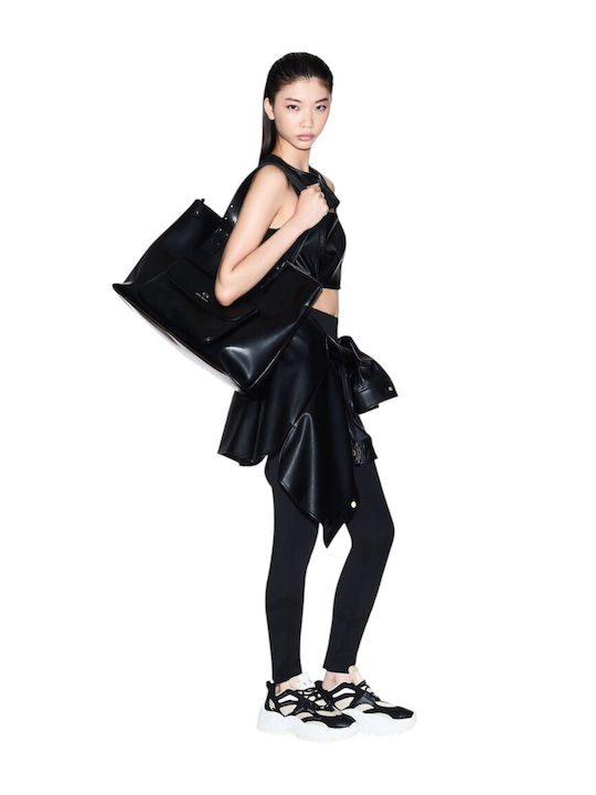 Damen Stoff Hose Schwarz