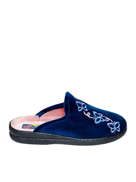 Winter Women's Slippers Blue