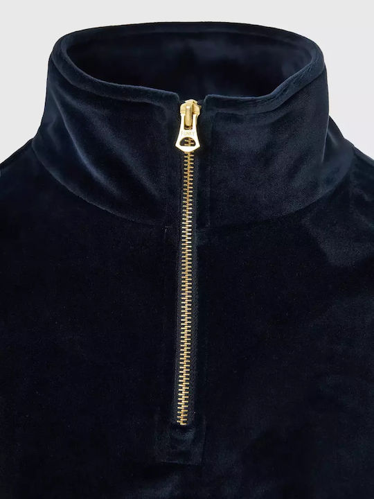 Women's Sweatshirt Velvet Midnight Blue