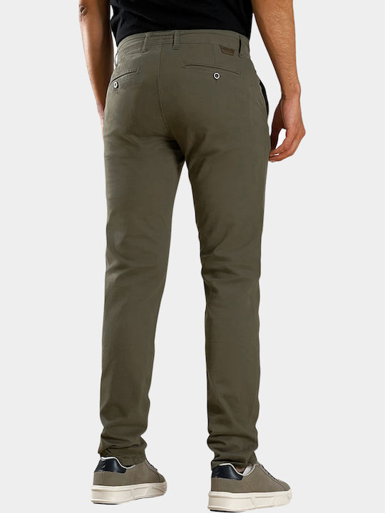 Παντελόνι Chino Ελαστικό Χακί
