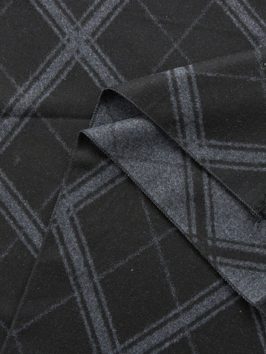 Men's Black Scarf