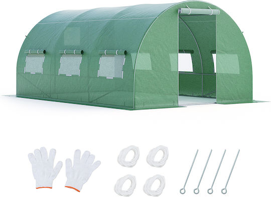 Costway GT4210GN Оранжерия с Метална Рамка 4x3x2m
