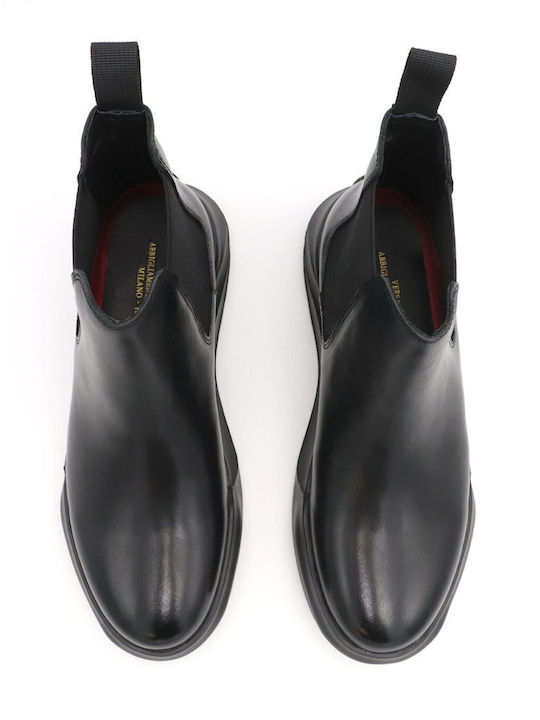 Leather Black Chelsea Boots