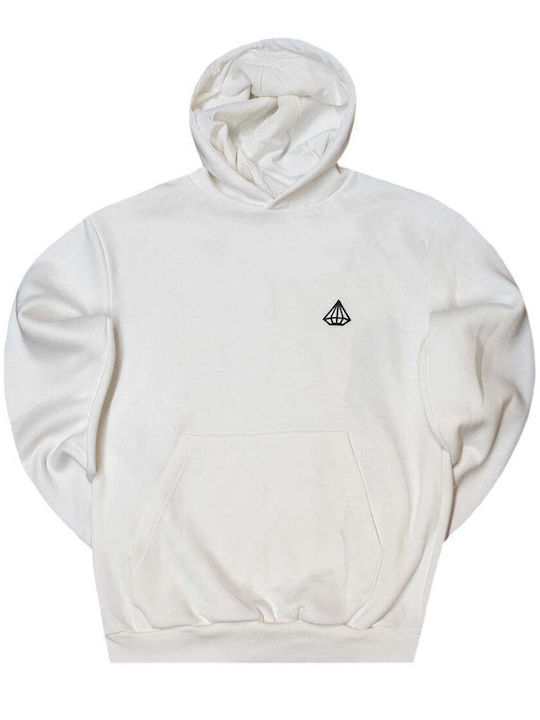 Men's Long Sleeve Hoodie Tony Couper-h26/1-ecru Cool Mouse