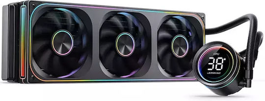 Jonsbo TH-360 Υδρόψυξη AIO CPU με 3 Ανεμιστήρες 120mm και RGB Φωτισμό
