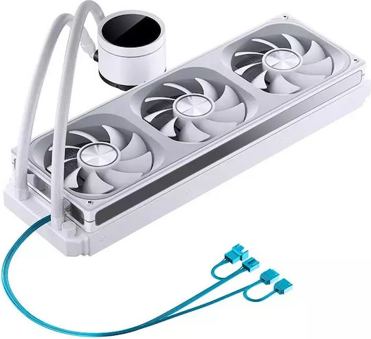 Thermaltake TH-360 Υδρόψυξη AIO CPU με 3 Ανεμιστήρες 120mm Λευκή