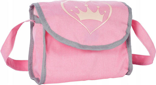 Princess Pink Grey 2 In 1 Dolls' Pram