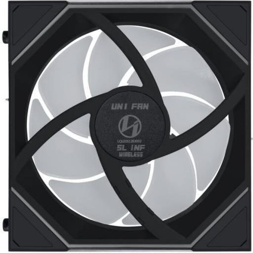 UNI FAN SL-INF Wireless Reverse Case Fan 120mm with ARGB Lighting and 4-Pin PWM Connection 3pcs