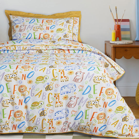 Das Home Комплект чаршафи Единично от Памук и Полиестер 4970 Multicolor 170x240см 3бр