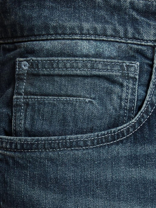 Mauro Pantaloni De Blugi Pentru Bărbați Regular Tapered Fit Albastru Închis
