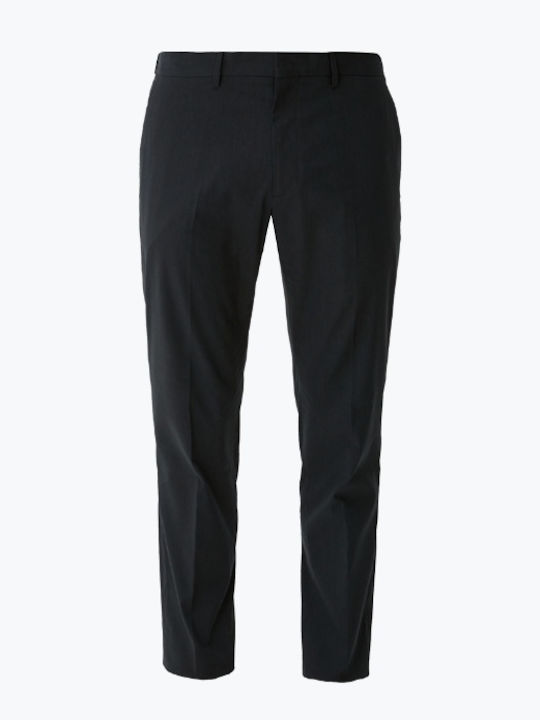Pantaloni Bărbați De Costum Slim Fit Negri