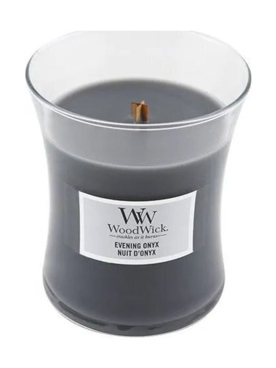WoodWick Scented Candle with Scent Evening Onyx 275gr 1pcs