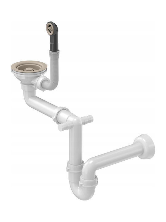 GraniteQ Drop-In Chiuvetă din Granit Sintetic L60xW45cm Gri
