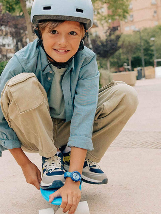 FlikFlak Kids Analog Watch with Fabric Strap Blue