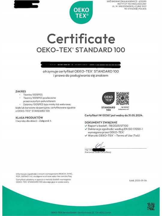 Hobbydog Saltea Pat pentru câini Negru 90cm.