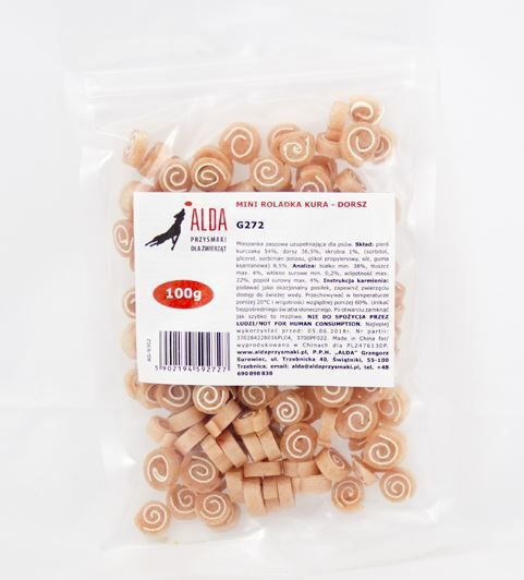 Alda Mini Ruladă Pui – Cod 100g G272