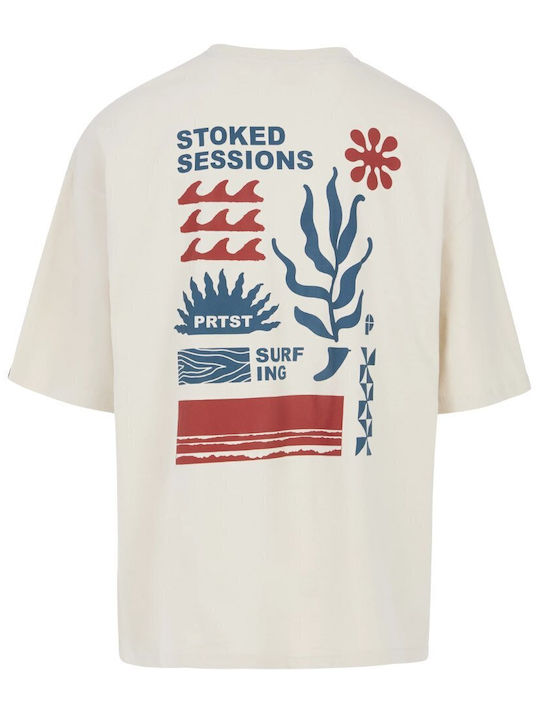 Polo T-shirt Εκρού