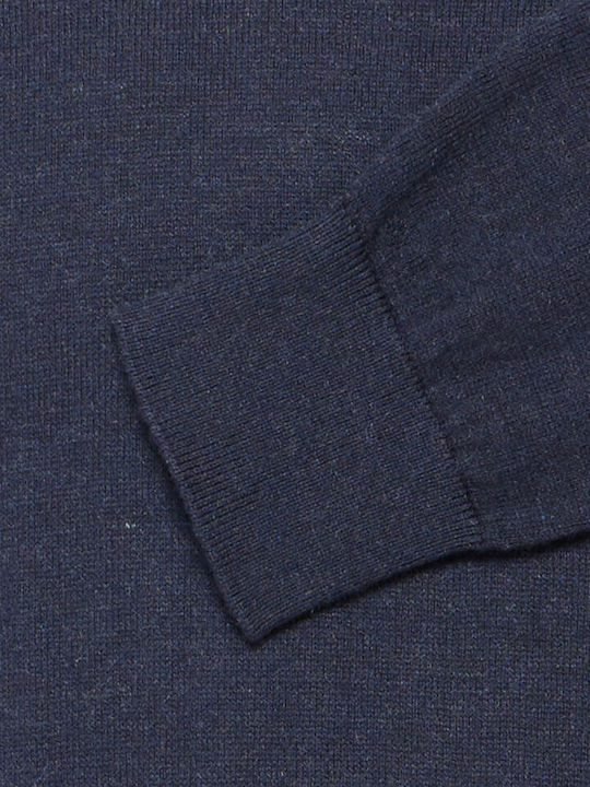 Long Sleeve Blue Blouse