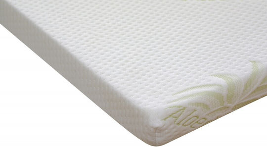 Green Future Mattress Topper 7 Comfort Zones Super Double Foam Infused with Aloe & Removable Cover 160x200x5cm