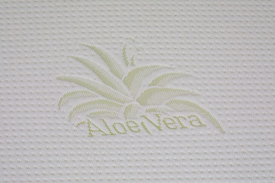 Green Future Mattress Topper 7 Comfort Zones Super Double Foam Infused with Aloe & Removable Cover 160x200x5cm