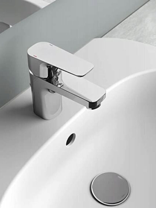 Ideal Standard Cerafine O Αναμεικτική Μπαταρία Νιπτήρα Ασημί
