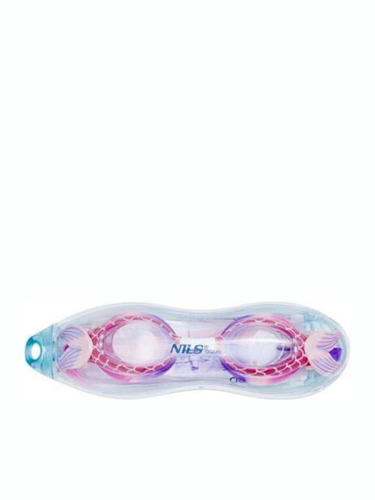 Nils Swimming Goggles Kids Pink