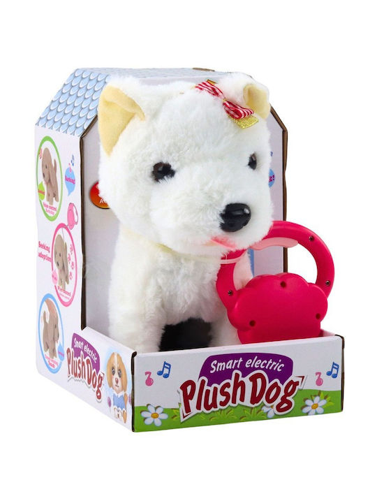 Lean Toys Jucărie Câine Alb 1buc