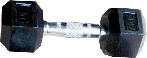 Toorx Dumbbell Hexagon Rubber 1 x 22.5kg