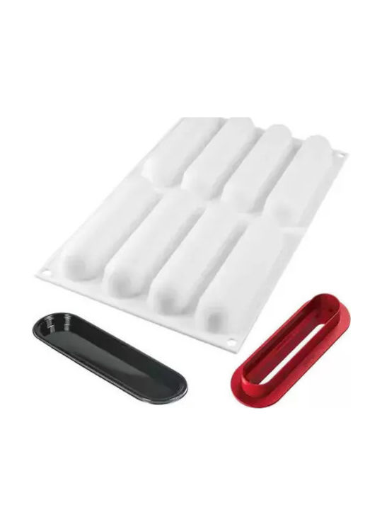Silikomart Fingers Φόρμα Ζαχαροπλαστικής από Σιλικόνη 12x2.7εκ.