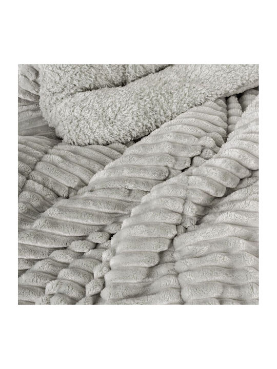 Cottonbox Pilotă Dublu 215x195cm Wave Wave Grey