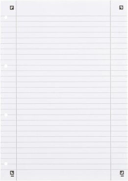 Oxford Notizbuch 80 Blätter Geregelt