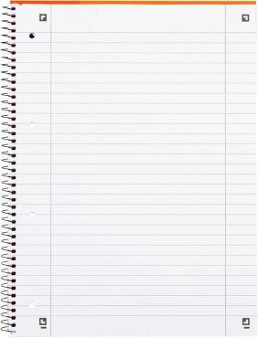 Oxford Notizbuch 80 Blätter Geregelt