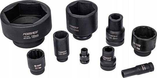 Partner Căpăcel cu Patrat de Prindere 3/4" Diametru 3/4" / 17 1buc
