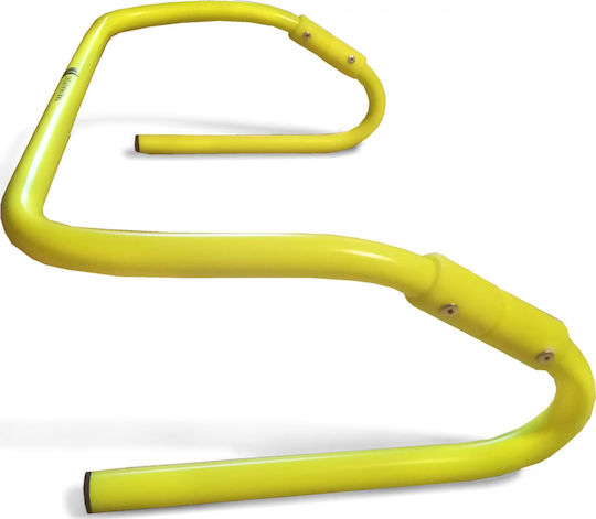 Yakimasport Εκπαιδευτικό Εμπόδιο σε Κίτρινο Χρώμα Folding Hurdle with Adjustable Height