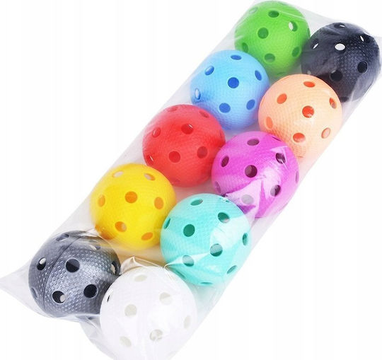 Set Tempish Bullet 10 Mingi Floorball Multicolore