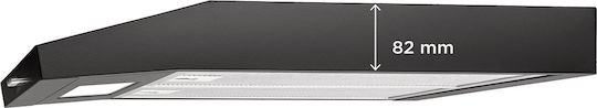 Freestanding Vent Hood 49cm Black