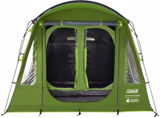 Coleman Oak Canyon 4 BlackOut Σκηνή Camping Πράσινη για 4 Άτομα