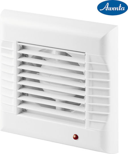 Awenta WM100 Επιτοίχιος Εξαεριστήρας 100mm Λευκός