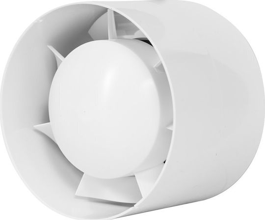 Europlast Настенен Вентилатор 125мм Бял