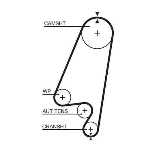 Gates Pompă De Apă Pentru Mașină Pentru Opel Astra Calibra Frontera Omega Vectra