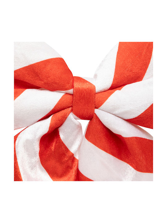 Fabric Bow Christmas Tree Ornament White 20x24cm